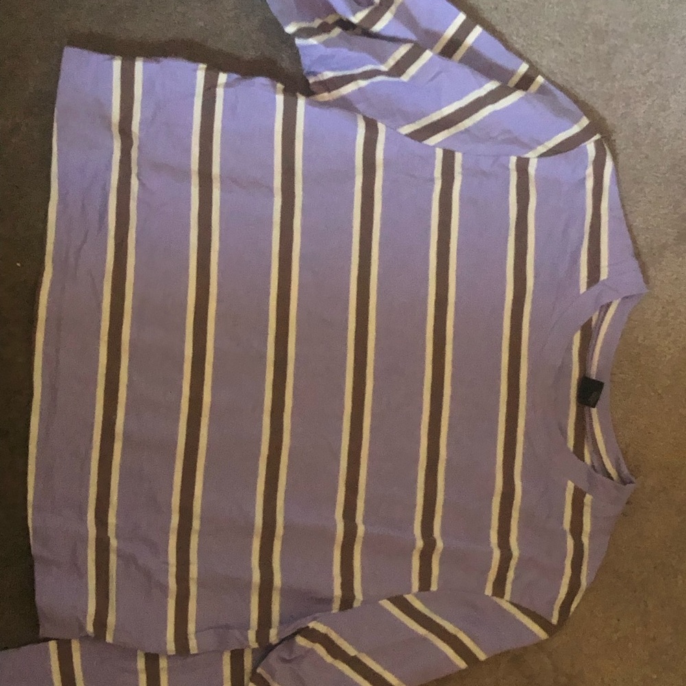 Wild fable NWOT cute striped long sleeve crop top y2k